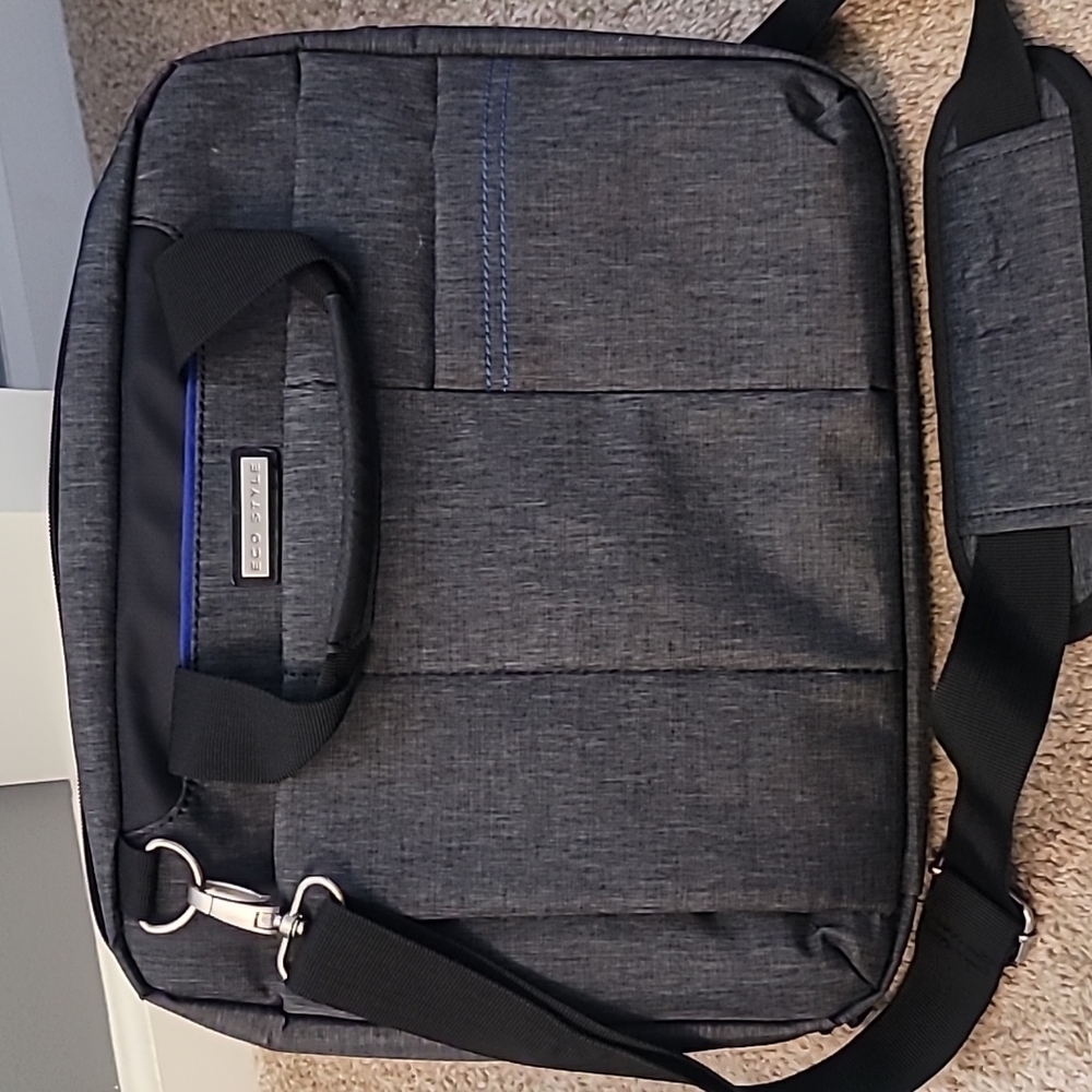 ECO STYLE Black Top Load Checkpoint Laptop Bag - Picture 1 of 6